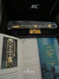 Montblanc Prince Regent Patron Art 4810 Sealed, Gold, Limited Edition New