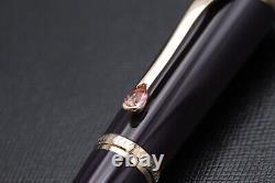 Montblanc Princesse Grace de Monaco Purple Resin Rollerball / Fineliner Pen