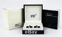 Montblanc Pvd Stainless Steel Star Bar 18k Gold Cufflinks New Box Germany 104485