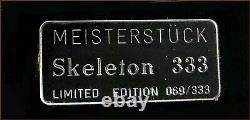 Montblanc Skeleton 333 Platinum P Limited Edition Fountain Pen 2001