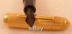 Montblanc Solid Gold Meisterstuck 149 Diplomat Solitaire FP, 18k France, 14C Nib