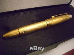 Montblanc Solitaire 146v Vermeil Barley Legrand Fountain Pen Med Pt New In Box