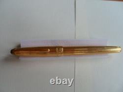Montblanc Solitaire 925er Silver Vermeil Gold Mozart Fountain Pen