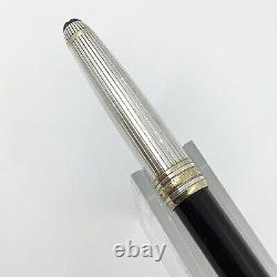 Montblanc Solitaire Doue Ballpoint Pen Sterling Silver 925 Cap, VGC