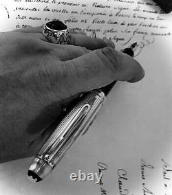 Montblanc Solitaire Fountain Pen Sterling Silver Legrand