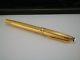 Montblanc Solitaire Vermeil Pinstripe Gold Rollerball Pen New In Box 163vp