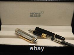 Montblanc Starwalker Black Body + Golden Clip Fountain Pen