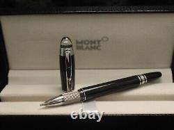 Montblanc Starwalker Black Body +silver Clip Ballpoint Pen I Black Ink