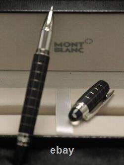 Montblanc Starwalker Black Body +silver Clip Ballpoint Pen I Black Ink