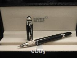 Montblanc Starwalker Black Body +silver Clip Ballpoint Pen I Black Ink