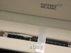 Montblanc Starwalker Black Body +silver Clip Ballpoint Pen I Black Ink