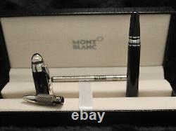 Montblanc Starwalker Black Body +silver Clip Ballpoint Pen I Black Ink