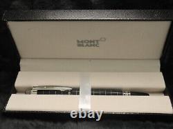 Montblanc Starwalker Black Body +silver Clip Ballpoint Pen I Black Ink