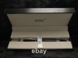 Montblanc Starwalker Black Body +silver Clip Ballpoint Pen I Black Ink