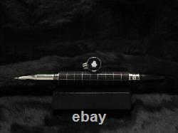 Montblanc Starwalker Black Body +silver Clip Ballpoint Pen I Black Ink