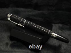 Montblanc Starwalker Black Body +silver Clip Ballpoint Pen I Black Ink