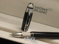 Montblanc Starwalker Black Body +silver Clip Ballpoint Pen I Black Ink