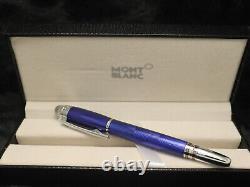 Montblanc Starwalker Blue Body + Silver Clip Ballpoint Pen I Black Ink