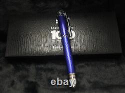 Montblanc Starwalker Blue Body + Silver Clip Ballpoint Pen I Black Ink