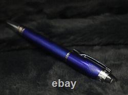 Montblanc Starwalker Blue Body + Silver Clip Ballpoint Pen I Black Ink