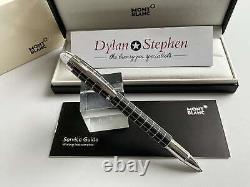 Montblanc Starwalker Platinum and rubber fineliner pen + boxes