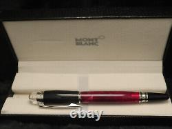 Montblanc Starwalker Red Body + Silver Clip Ballpoint Pen I Black Ink