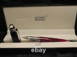 Montblanc Starwalker Red Body + Silver Clip Ballpoint Pen I Black Ink