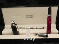 Montblanc Starwalker Red Body + Silver Clip Ballpoint Pen I Black Ink