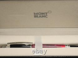 Montblanc Starwalker Red Body + Silver Clip Ballpoint Pen I Black Ink