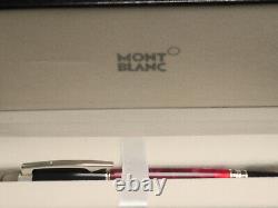 Montblanc Starwalker Red Body + Silver Clip Ballpoint Pen I Black Ink