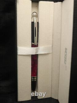 Montblanc Starwalker Red Body + Silver Clip Ballpoint Pen I Black Ink