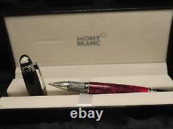 Montblanc Starwalker Red Body + Silver Clip Ballpoint Pen I Black Ink