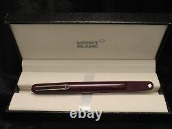 Montblanc Starwalker Red Body + Silver Clip Fountain Pen