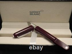 Montblanc Starwalker Red Body + Silver Clip Fountain Pen