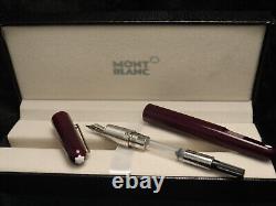 Montblanc Starwalker Red Body + Silver Clip Fountain Pen