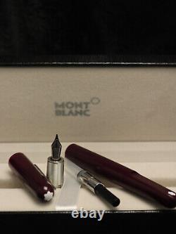 Montblanc Starwalker Red Body + Silver Clip Fountain Pen