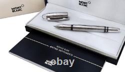 Montblanc Starwalker Stainless Steel Ballpoint + Rollerball Pen Combo Set