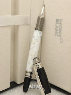 Montblanc Starwalker White Body +silver Clip Ballpoint Pen I Black Ink