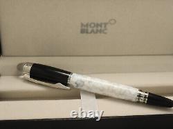 Montblanc Starwalker White Body +silver Clip Ballpoint Pen I Black Ink