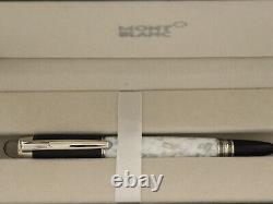 Montblanc Starwalker White Body +silver Clip Ballpoint Pen I Black Ink