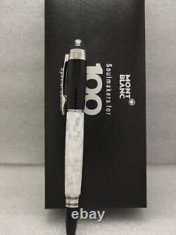 Montblanc Starwalker White Body +silver Clip Ballpoint Pen I Black Ink