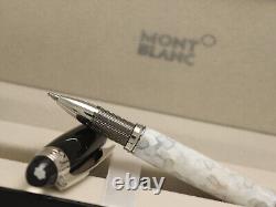 Montblanc Starwalker White Body +silver Clip Ballpoint Pen I Black Ink