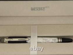 Montblanc Starwalker White Body +silver Clip Ballpoint Pen I Black Ink