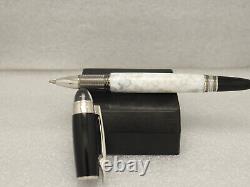 Montblanc Starwalker White Body +silver Clip Ballpoint Pen I Black Ink