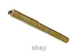 Montblanc Vintage N 1 YELLOW AND WHITE GOLD SAFETY CLIP FOUNTAIN PEN 1920