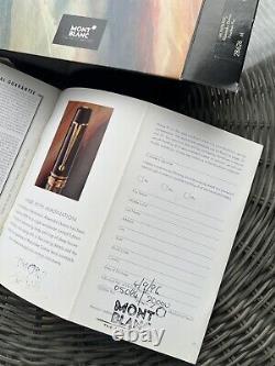 Montblanc Writers Edition Alexandre Dumas Fountain Pen M Nib (son signature)