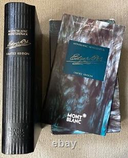Montblanc Writers Limited Edition Edgar Allan Poe Fountain Pen Fine Nib