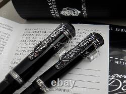 Montblanc Writers Limited Edition Year 1993 Imperial Dragon Fountain Pen Pencil