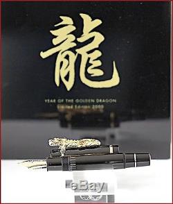 Montblanc Year Of The Golden Dragon Fountain Pen 2000