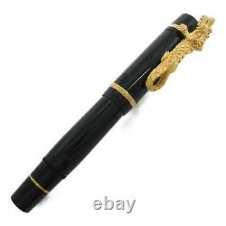 Montblanc Year of the Golden Dragon 2000 28667 Fountain Pen 18k M BK Limited